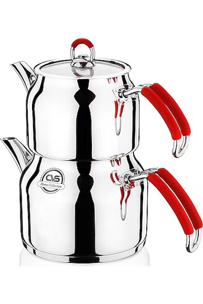 CVS Jumbo Size Stainless Steel Teapot Image - Dn12032