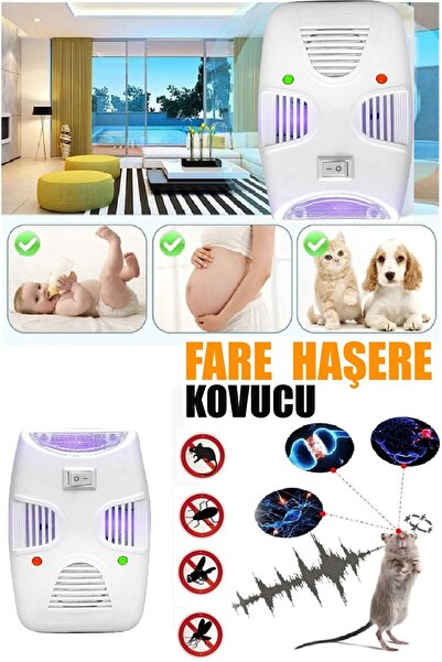 qualityworld Ultrasonik Kızılötesi Hızlı Fare Haşere Kovucu Karınca Sinek Siv...