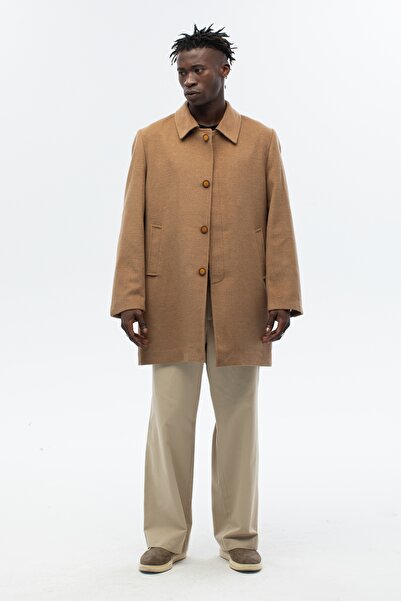 ABOUT US Men's Standard Fit Kaşe Coat # 4340