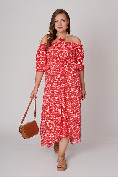 Büyük Moda Viscous Off-shoulDer Dress