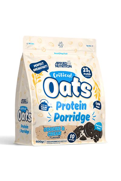 applied nutrition Critical Oats Protein Porridge, Cookies and Cream, 600 Gm