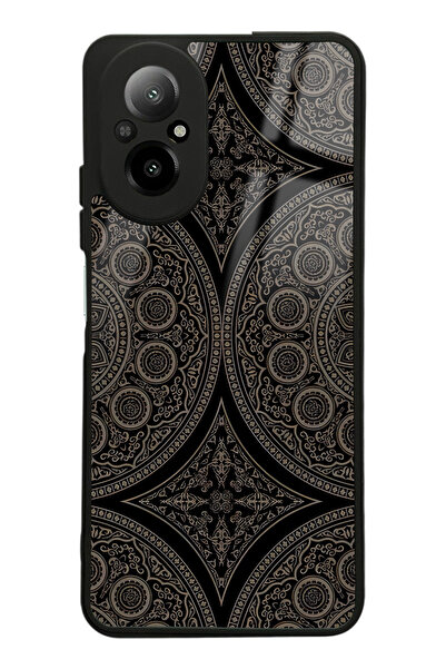 Spoyi Oppo Realme 12 Lite Osmanlı Motif Tasarımlı Glossy Telefon Kılıfı