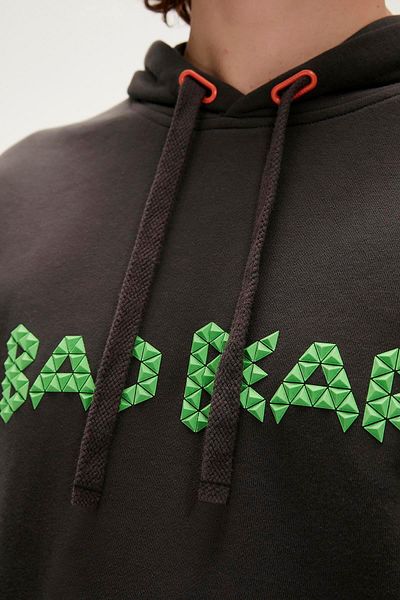 Bad Bear 3D Bad Hoodie Anthracite Hooded Men's Sweatshirt