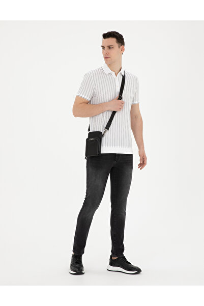 Pierre Cardin Антрацитни дънки с тясна кройка 50285138-VR006