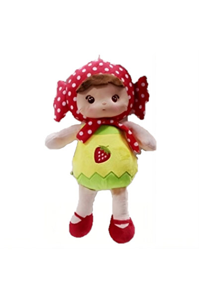 KARSAN Büyük Çilek Peluş Bez Bebek  45 cm  A18260