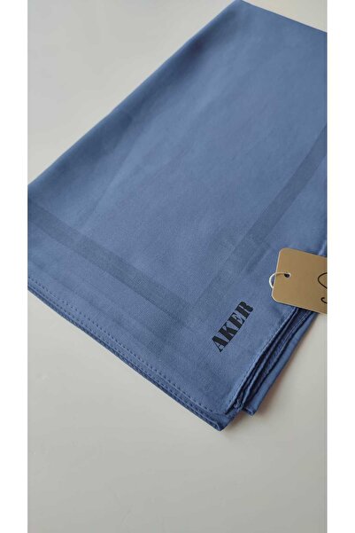 Aker Indigo Koton Plain Shawl - 922