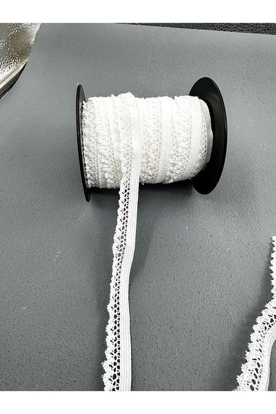 paşateks since 1995 şekil 5 Meters White Underwear Rubber - 1 cm