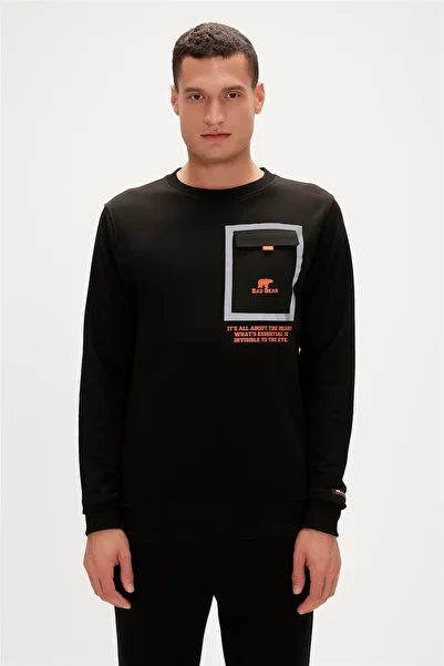 Bad Bear Reflect Crewneck Black Men's Sweatshirt