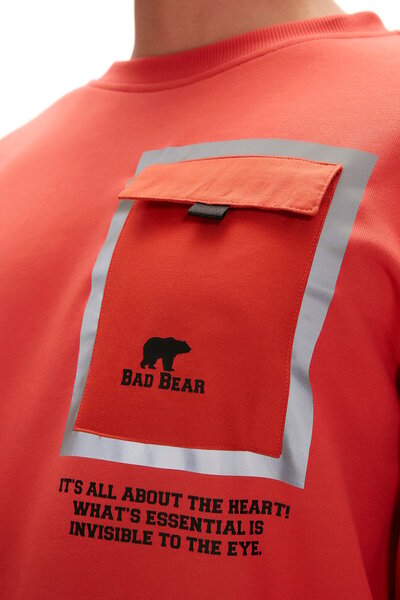 Bad Bear Reflect Crewneck Ginger Cinnamon Men's Sweatshirt