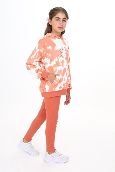 Toontoy Girl's Tie-Dye Patterned Tights Set