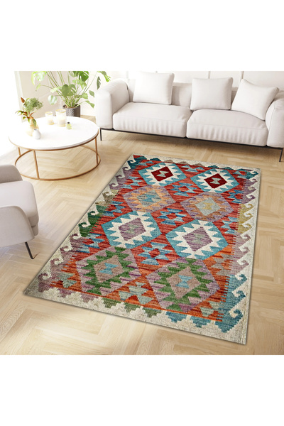 Rugs Modern Halı مجموعة ميليسا سجادة زخرفية حديثة منسوجة متعددة الألوان بنمط ...