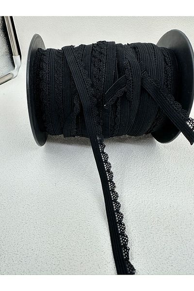 paşateks since 1995 şekil 5 Meters Black Underwear Rubber - 1 Cm
