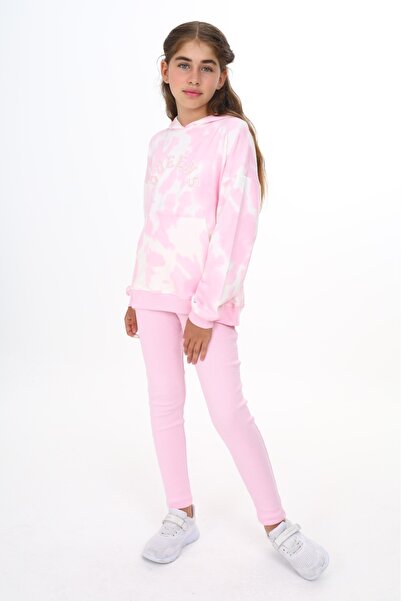 Toontoy Girl's Tie-Dye Patterned Tights Set