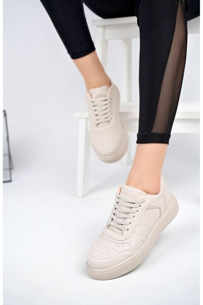 Aymer Alçak Taban Mekval Dikişli Vizon Spor Ayakkabı