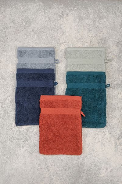 the ramify Pack of 5 Cotton Soft Towel Pouch for Sensitive Skin