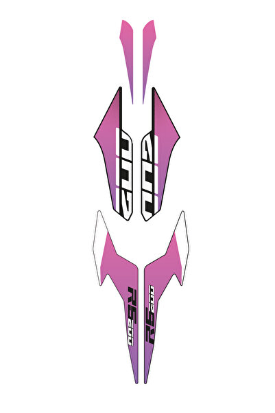 Black Sea Port Bajaj Rs200 Pulsar Sticker