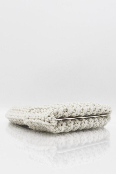 Külah Hand Made Hand Knitted Wool Beret-stone