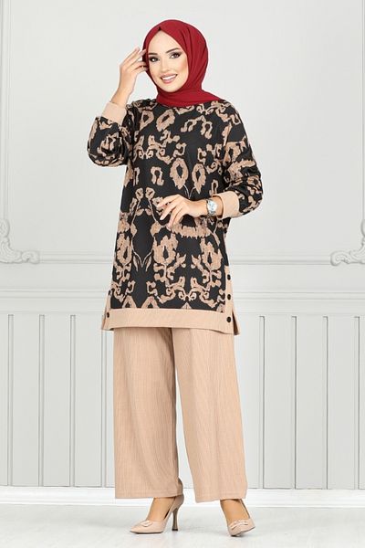 ModaMerve طقم إكسسوار أسود - أزرار، 1709LNA1042-M