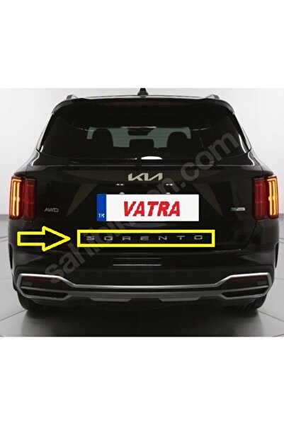 EDEXPORT Sorento 1.6 Hibrit Prestige Uyumlu Sorento ve AWD Bagaj Yazısı