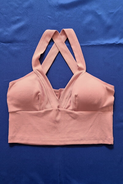 Trade Bazaar Crop cu bustieră căptușită pentru femei la modă