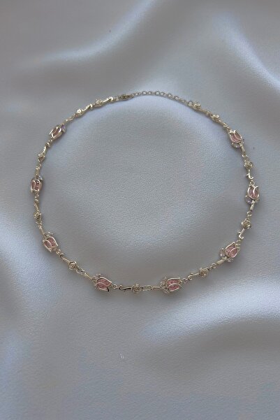 AŞIK ACCESSORIES قلادة الأميرة بيل - قلادة بتصميم أنيق من Belle Rose