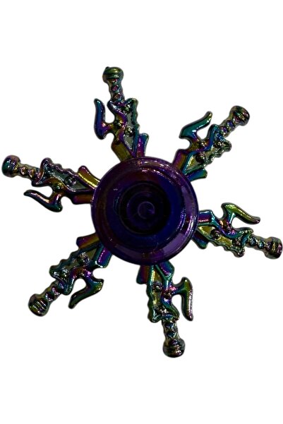 tmtoysandmore Metal Stres Çarkı Özel Renk Hançer 6 Kol Model