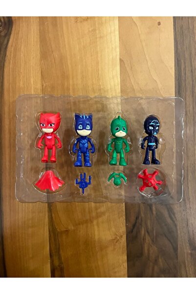 Magicway Pijamaskeliler Pjmasks Figür Oyuncak Seti 4lü Karakter Seti 8 Parça