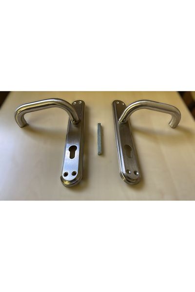 KALE Steel Stainless Door Handle Set (Double Direction)