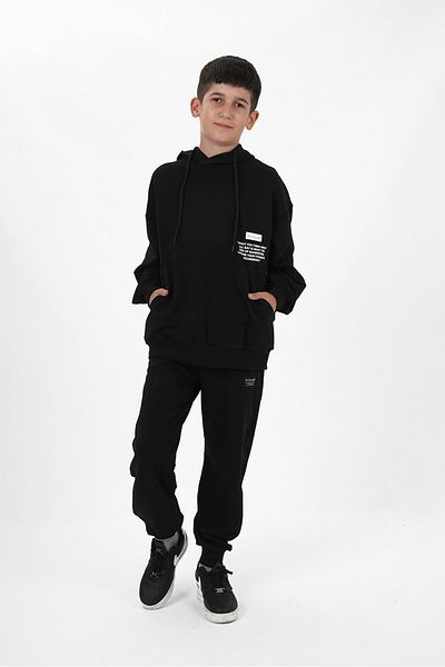 HayKids Σετ αθλητικής φόρμας με μακρυμάνικο εμπριμέ με κουκούλα
