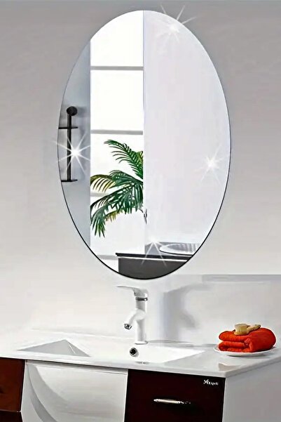CONCEPT CAM Oval Dekoratif Ayna, Banyo, Hol, Koridor, Oturma Odası İçin Uygun...
