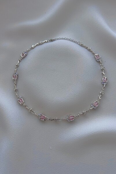 AŞIK ACCESSORIES قلادة الأميرة بيل - قلادة بتصميم أنيق من Belle Rose