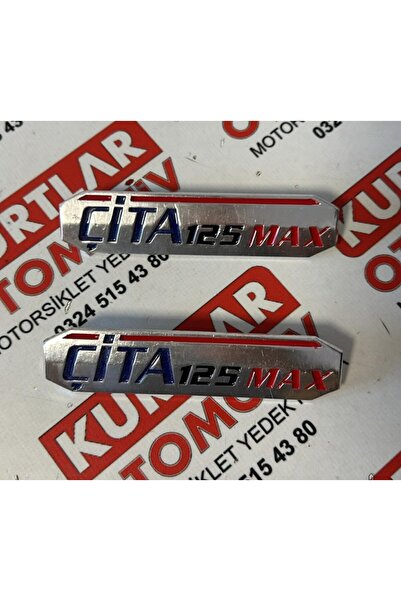 Kuba Çita 125 Max Orijinal Yan Kapak Arma Aliminyum