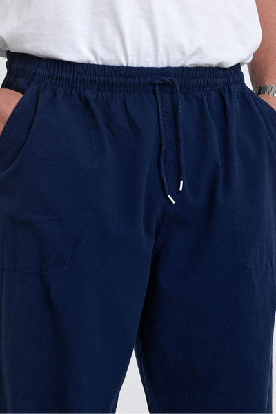 MAXIMILLIAN Чоловічі штани баггі-фіт з суміші льону та бавовни