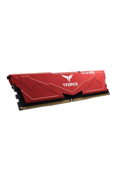 TEAM T-Force Vulcan Red 32Gb 2X16Gb 6400Mhz Ddr5 Gaming Ram Cl40 (Flrd532G6400Hc40Bdc01)