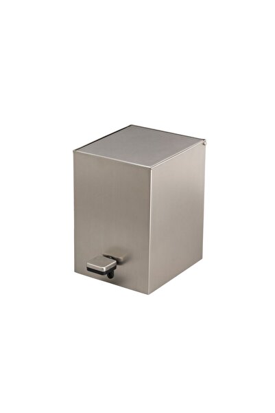 SYSTEM BANYO AKSESUARLARI Pedallı Kare Çöp Kovası 3 Lt Saten 262X245X180 mm