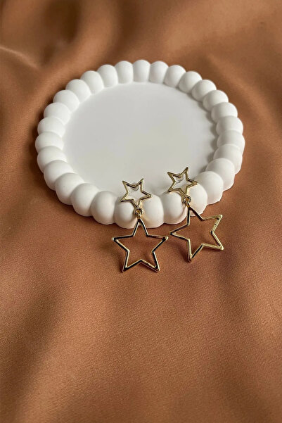 Alexis Carrel Women's 2-Piece Star Gold Earrings