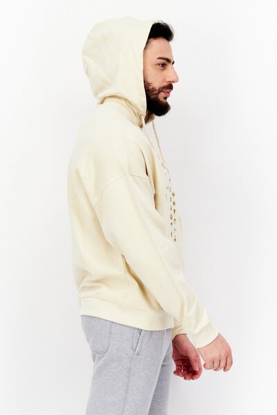 League of Legends x Difuzed Men Graphic Long Sleeves Hoodie, Beige