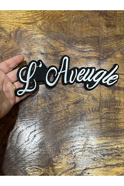 Gönülden Tasarım 21x6 cm Aplicație de cusut cu litere adezive cu fier de călcat