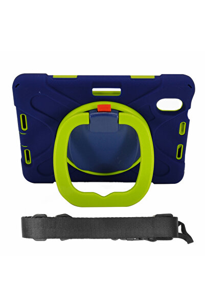 Nettech İpad Mini 6 (MK8C3TU/A) Uyumlu Armor 360 Arka Koruma - Lacivert