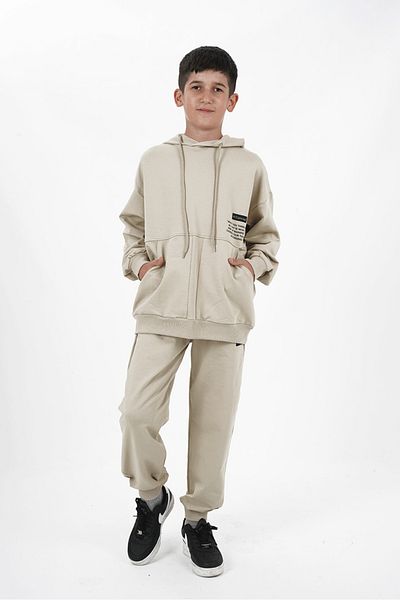 HayKids Σετ αθλητικής φόρμας με μακρυμάνικο εμπριμέ με κουκούλα