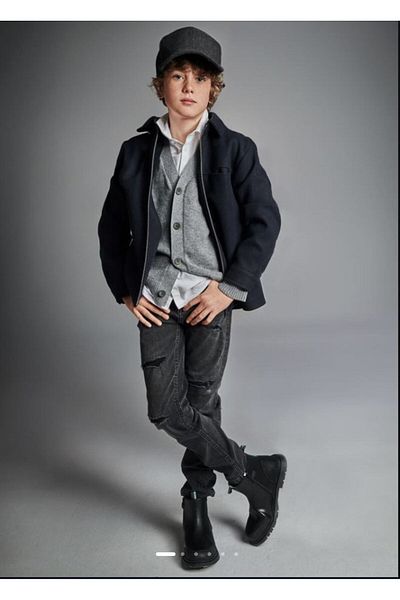 MAYORAL Boy's Denim Ripped Trousers 7538