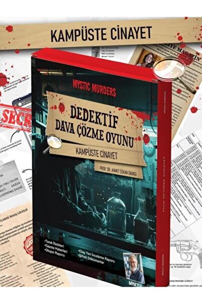 Attach DEDEKTİF VAKA ÇÖZME OYUNU KAMPÜSTE CİNAYET PROF. DR. AHMET ÖZKAN DAVASI
