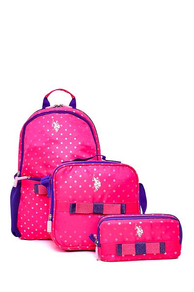 U.S. Polo Assn. U.S. Polo. Assn. Set ghiozdan pentru fete PLSET 242939495