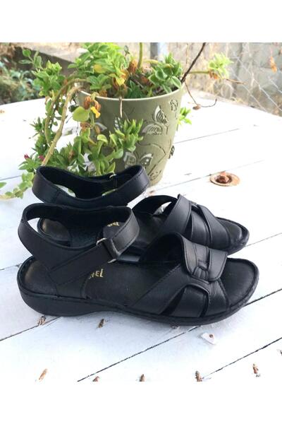 WHİTE ANGEL White Angel 2023-615 Γυναικεία πέδιλα από γνήσιο δέρμα ανατομική ...