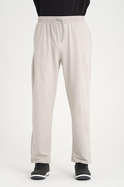 Valiberta Mineral Gray Baggy Fit Two Thread Sweatpants and Trousers