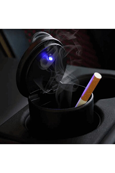 poyoto FORD FUSİON Araç Içi Küllük Led Işıklı + Kapaklı Araba Küllüğü Işıklı