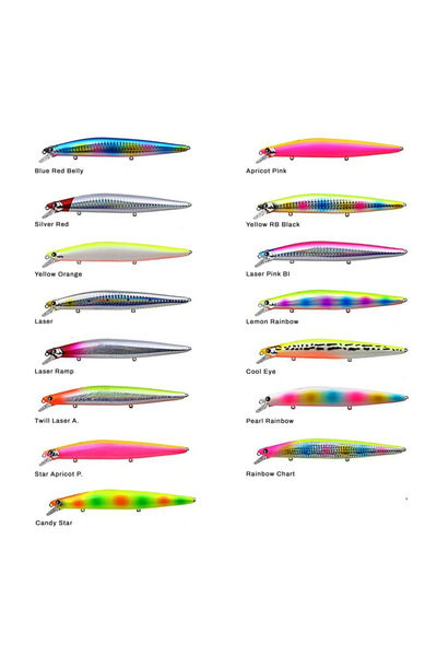 SEA HORSE Silence Ninja 140 F 23gr Candy Star, Maket Balık, Yem Balık, Rapala...