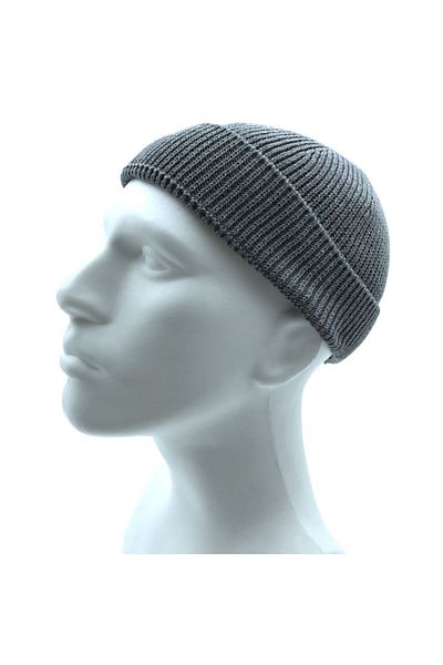 AXE SPORTSWEAR Winter Gray Hip Hop Hipster Novelty Ribbed Knitwear Skullcap Short Beret
