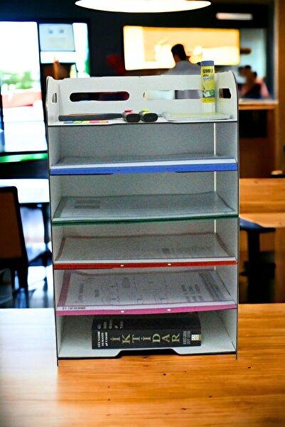 StarLightning Masa Düzenleyici Organizer Evrak Rafı Masaüstü Organizer Beyaz ...