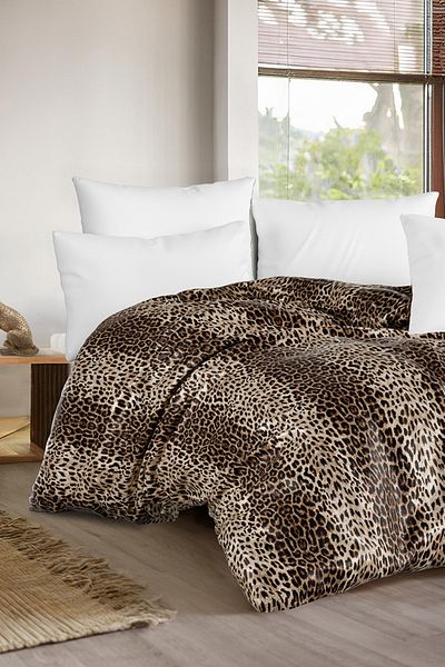 Lorien Παπλωματοθήκη μονή με σχέδιο Leopard / Παπλωματοθήκη 160 x 220 cm